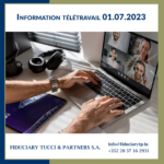 Information télétravail 01.07.2023